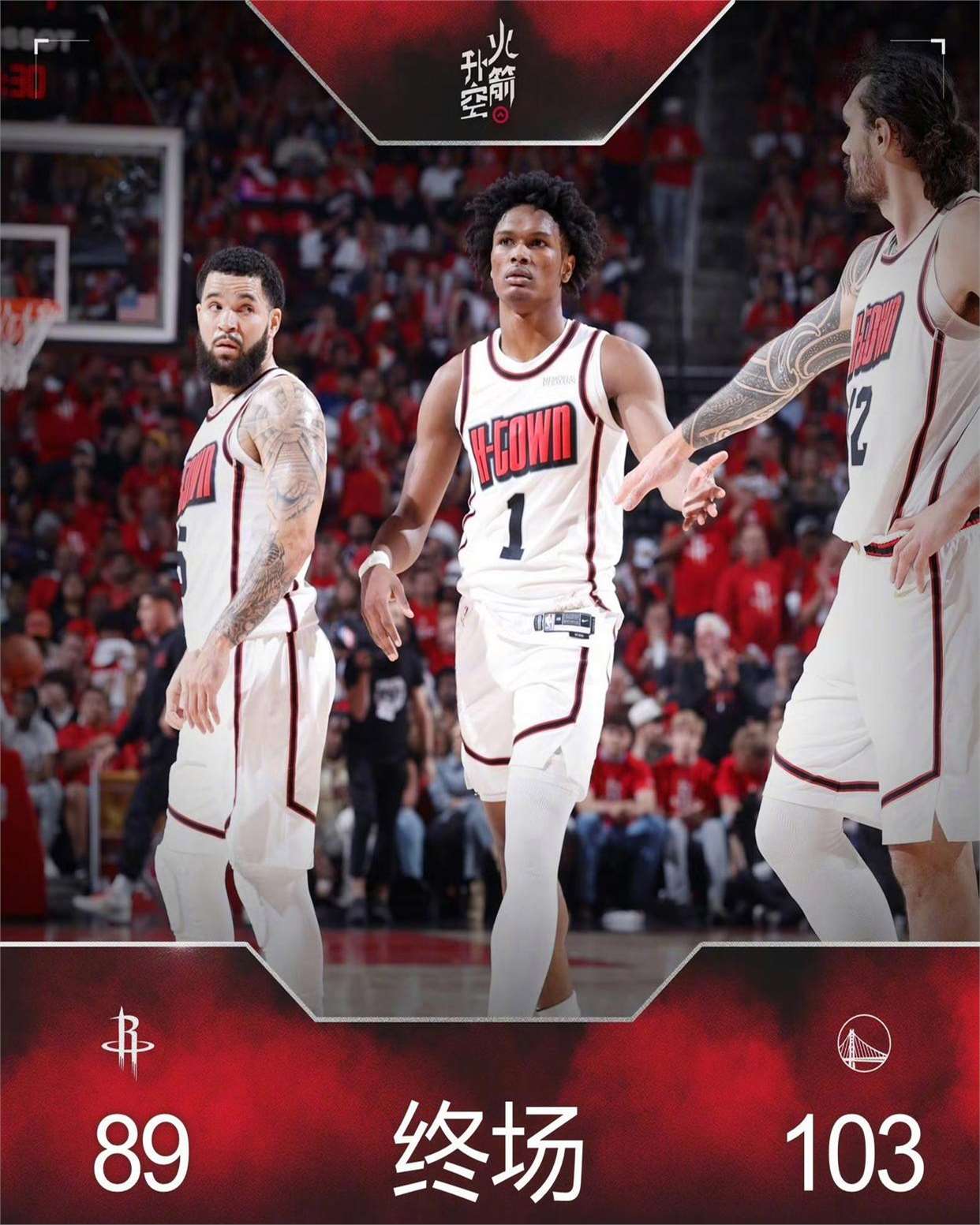 勇士不敌火箭，遭遇败仗